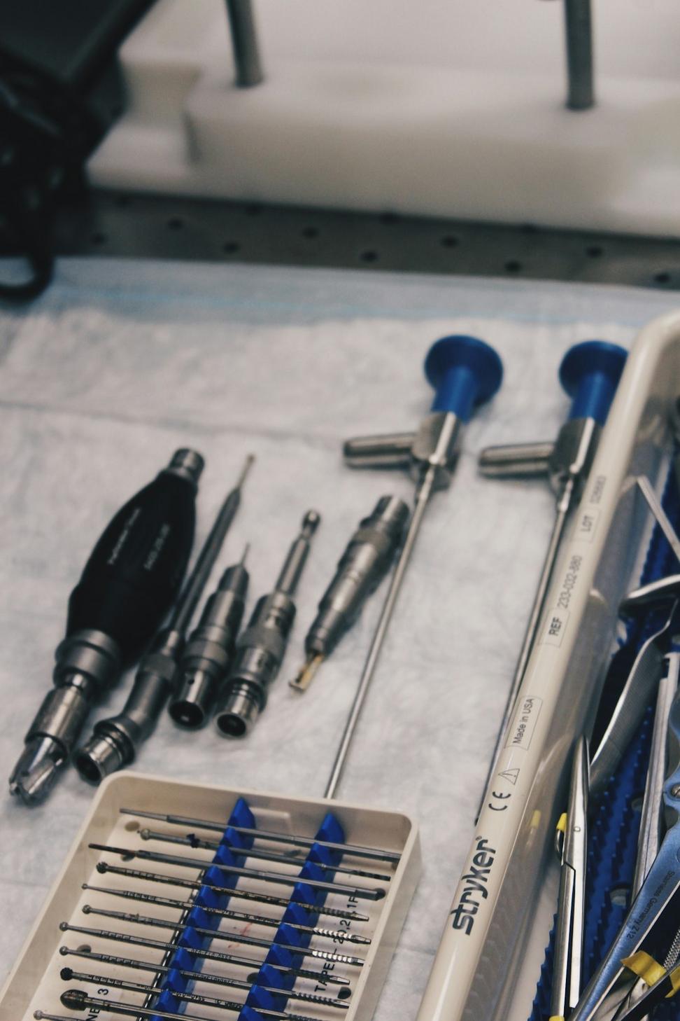 Main workshop bay with hydraulic lifts